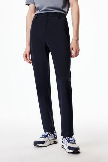 涼感彈力修身長褲