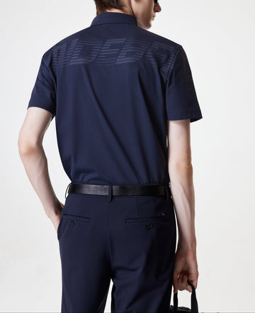 彈力絨感短袖Polo