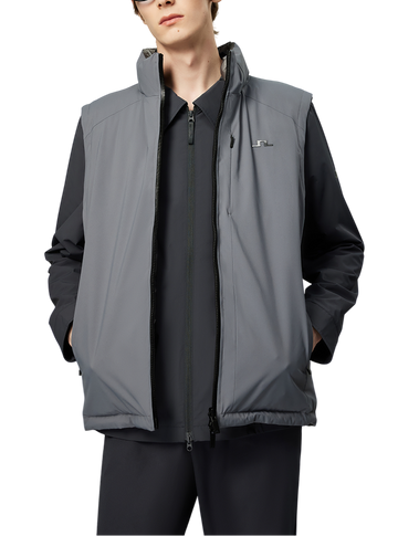 防潑水雙面穿羽絨背心