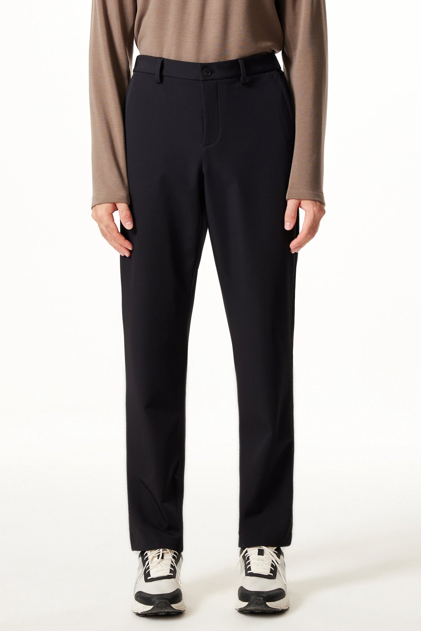 四面彈力修身長褲