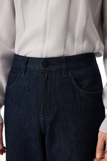 彈力水洗牛仔褲