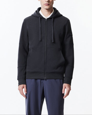 簡約拉鍊連帽上衣