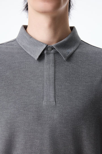領片Logo長袖Polo