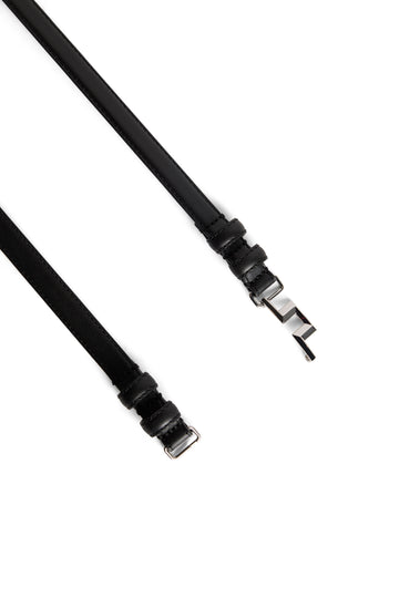 橋型釦環真皮腰帶