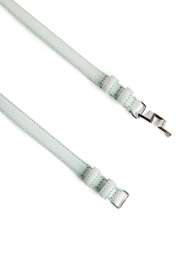 橋型釦環真皮腰帶