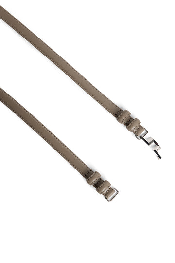 橋型釦環真皮腰帶