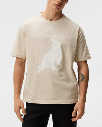 登峰棕熊印花T-Shirt