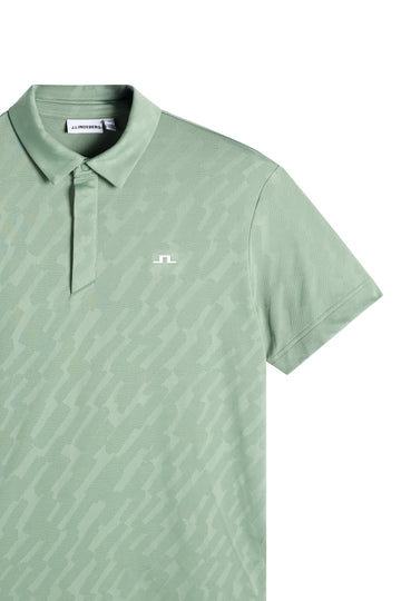 數位水彩緹花網眼Polo