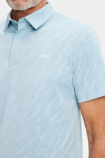 數位水彩緹花網眼Polo