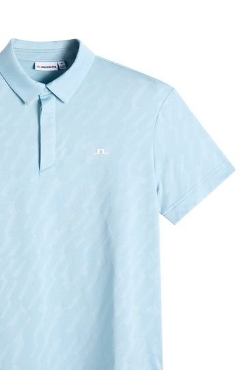 數位水彩緹花網眼Polo