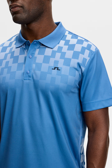 橋型幾何漸層Polo