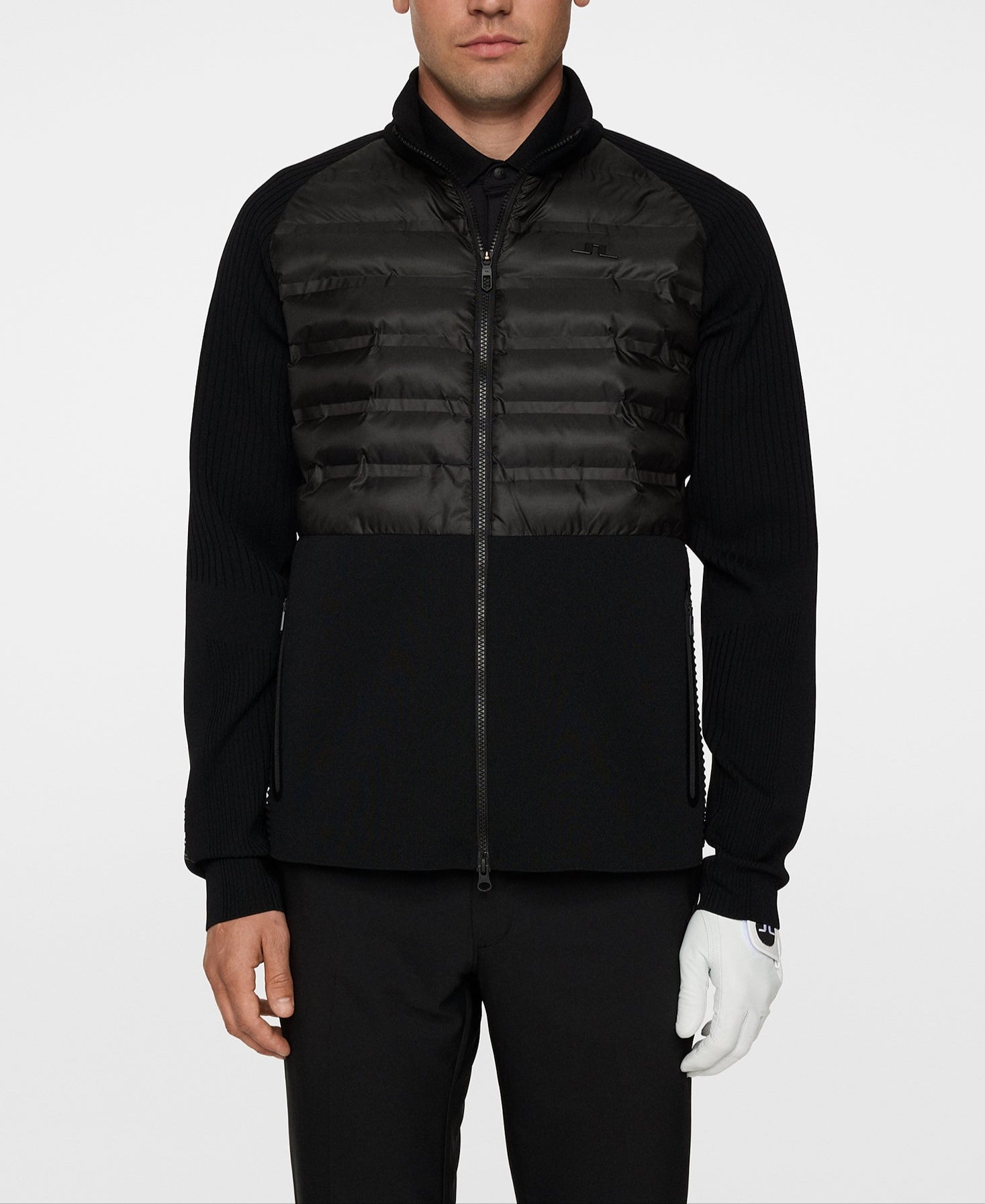 科技羽絨針織外套