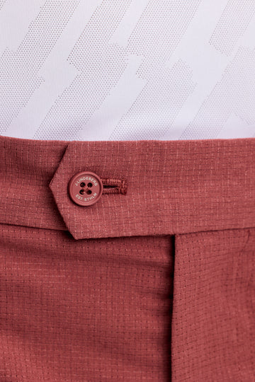 透氣格紋機能短褲