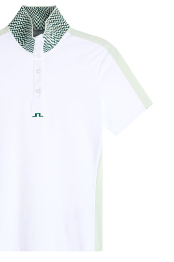 幾何印花立領Polo