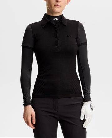 橋型緹花針織Polo