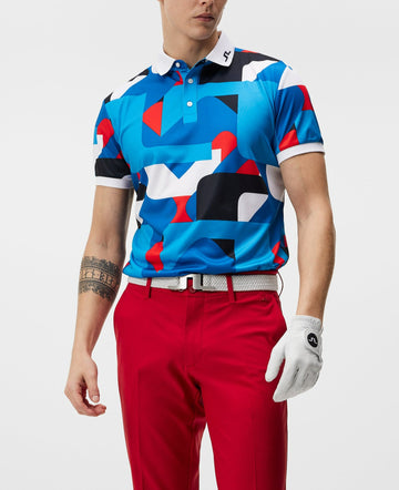 JL幾何印花橋型Polo